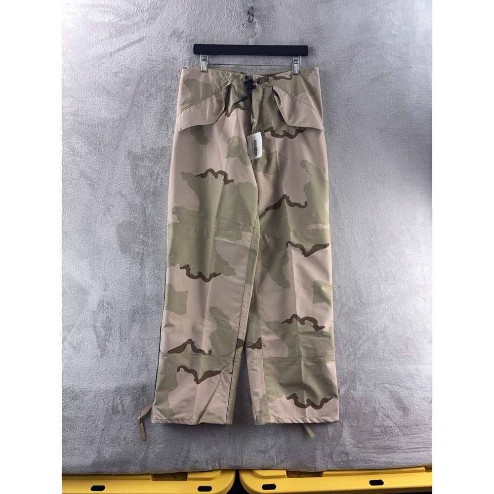 US Military Extended Cold Weather Pants Mens Size Small Regular Dessert Camo‎